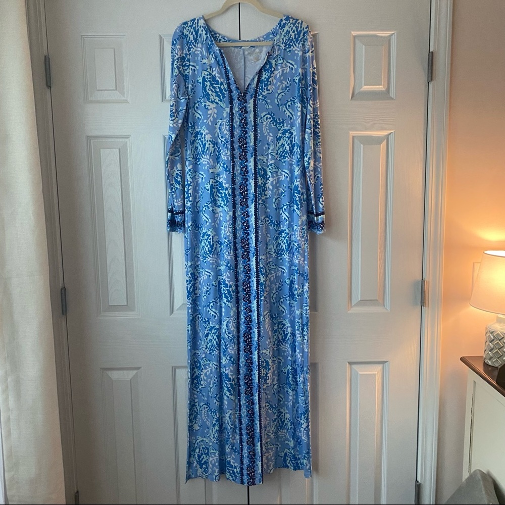 NWT Lilly Pulitzer Blue Maxi Dress